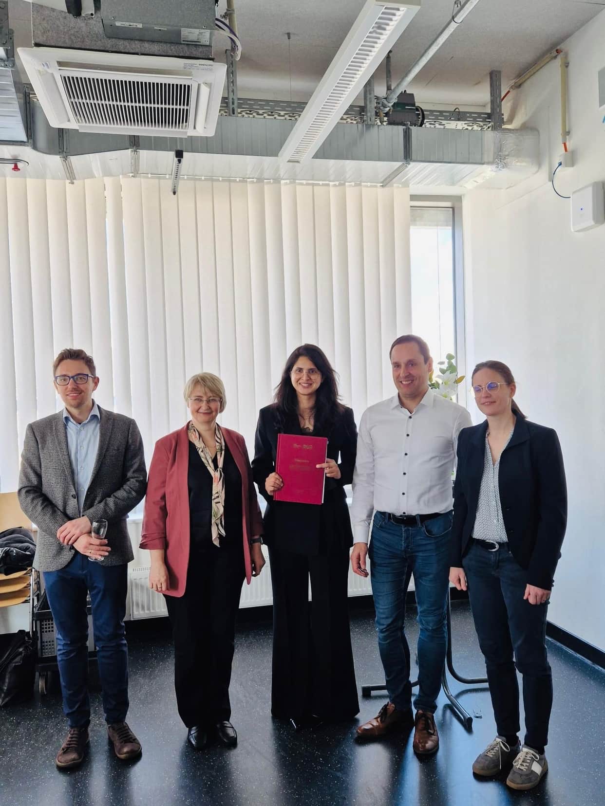 Dr. Mahima Yadav honored with the 'Excellent Award' for outstanding research work.