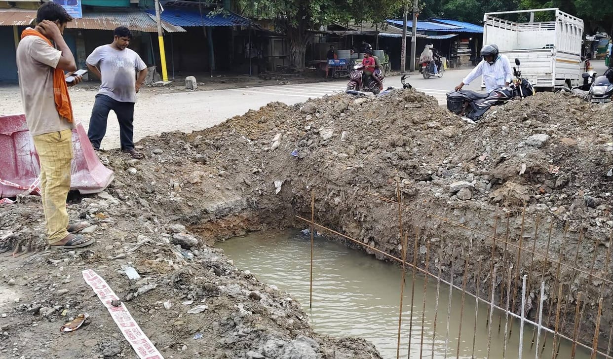 Pipeline damaged, water supply to 500 houses stopped