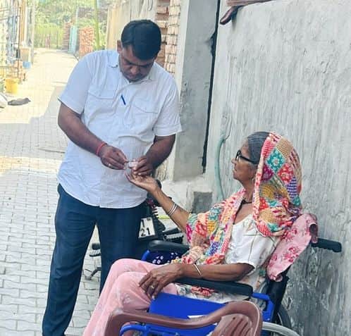 Villagers were made aware about prevention of malaria.