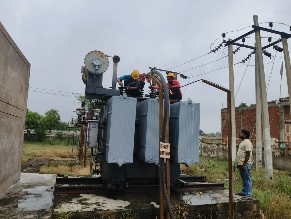 MAINPURI news rain electric cut