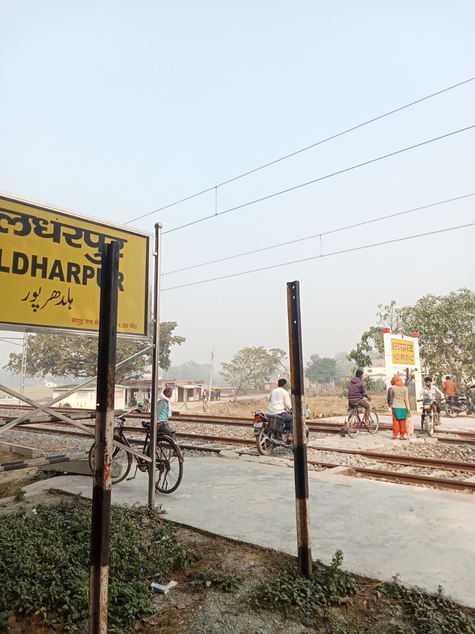 Efforts initiated to create a safe route to Haldharpur station; DRM issues directives for action.