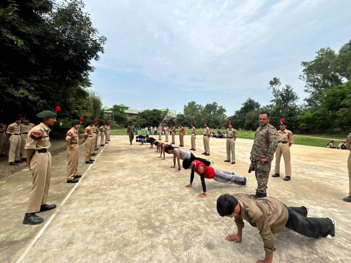 NCC cadets selected at Indora College