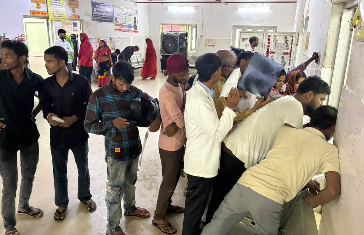 35 percent patients of viral fever and infectious diseases in OPD of district hospital