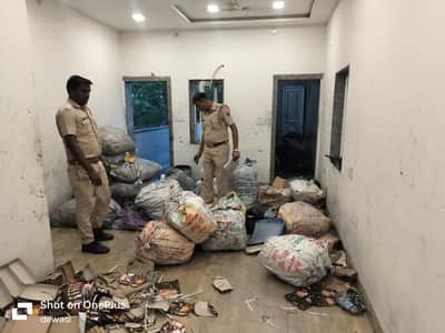 Action against an illegally operating firecracker factory