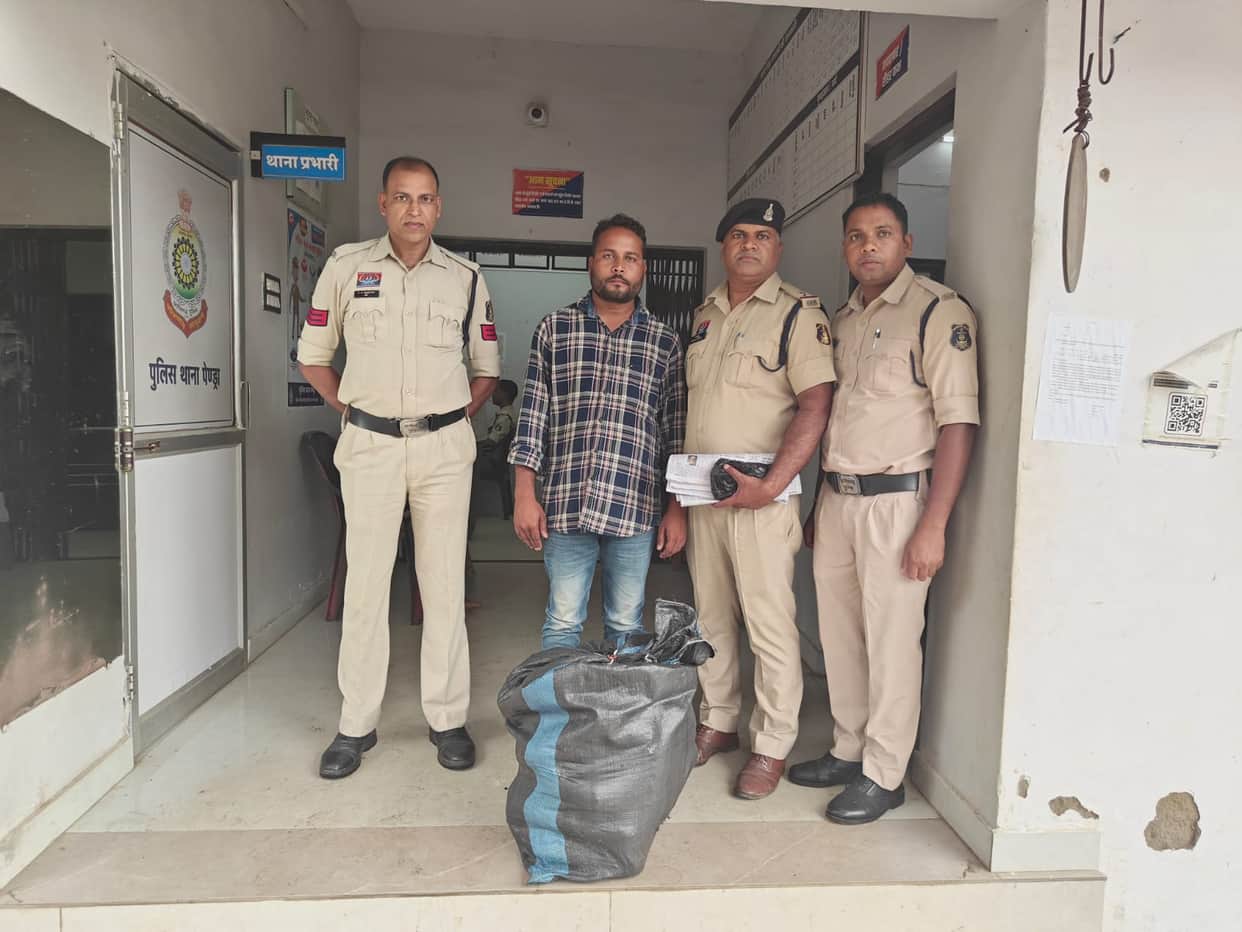 Consignment of cannabis intended for distribution seized; one accused arrested.