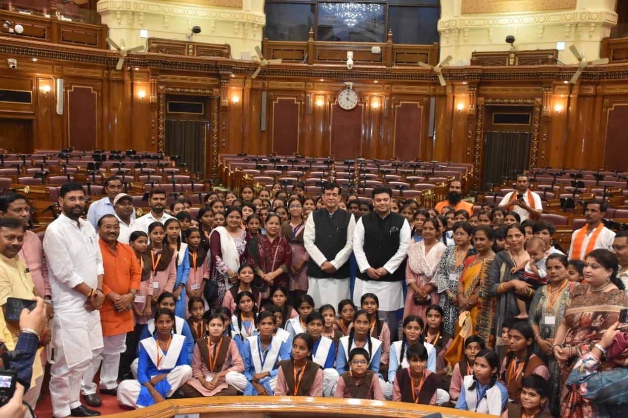 KGBV students understood the functioning of the Legislative Assembly