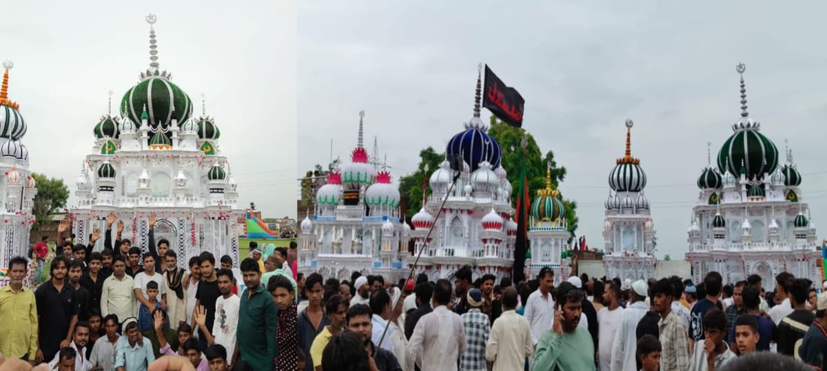 Prayagraj News: चेहल्लुम पर अकीदत से निकाला जुलूस