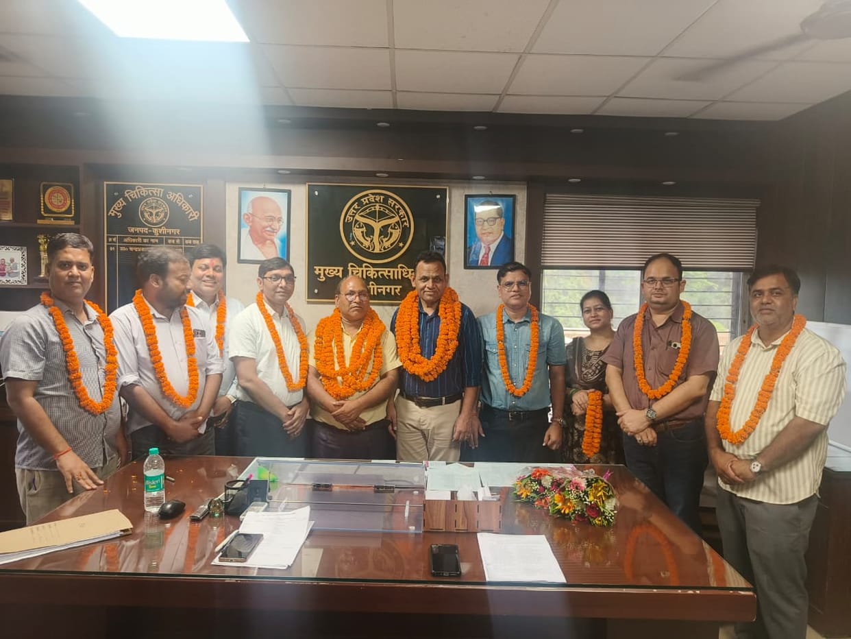 Dr. Awadhesh was elected President and Dr. Abhishek, Secretary.