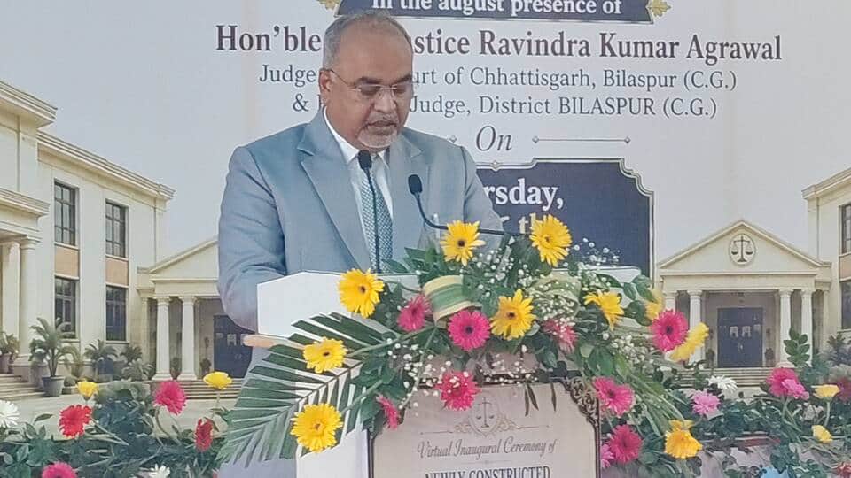 Pendra Road gets gift of a modern additional civil court building, Chief Justice did the virtual inauguration