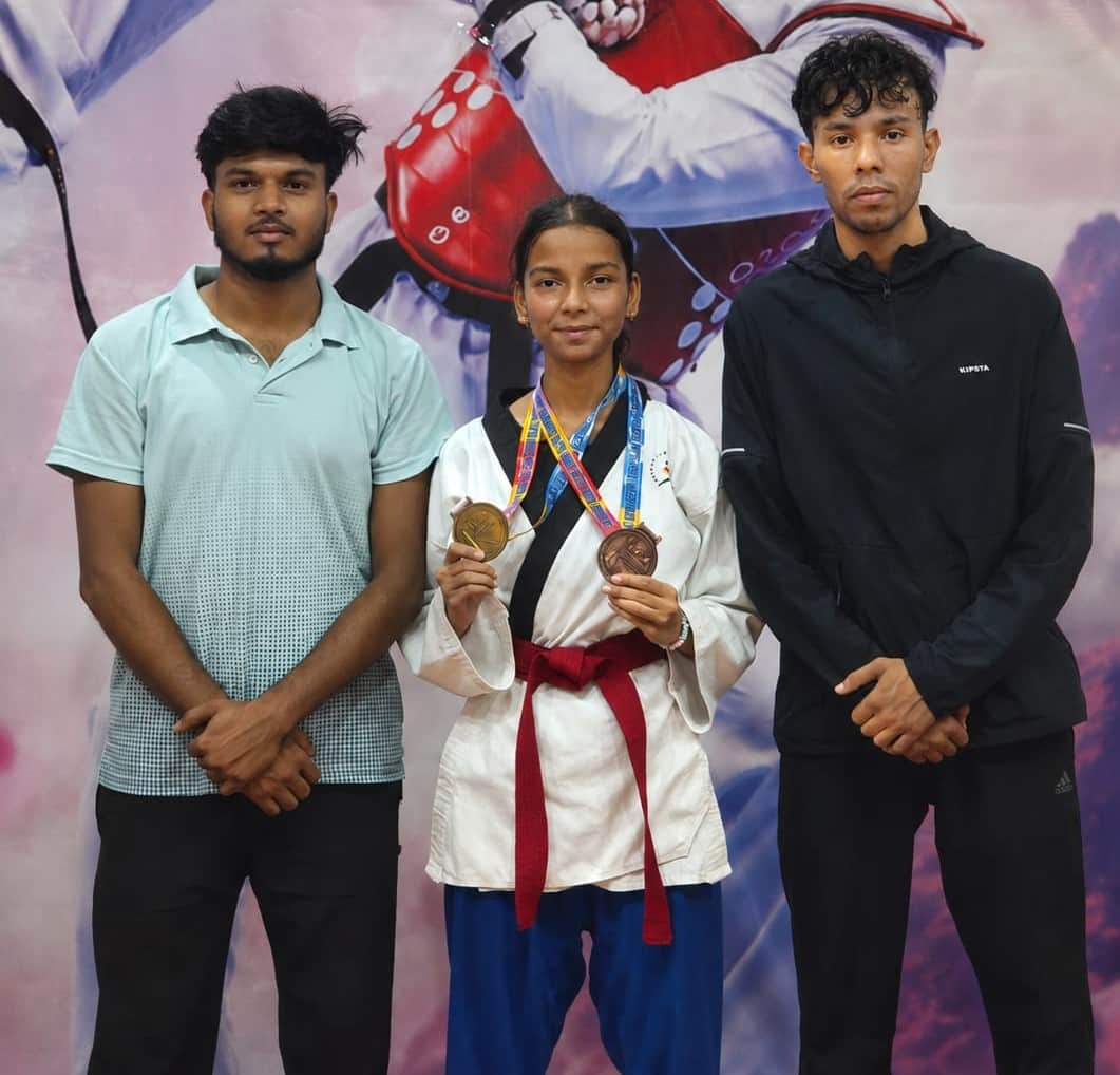 Lakhimpur became the runner-up in the state with 77 medals.