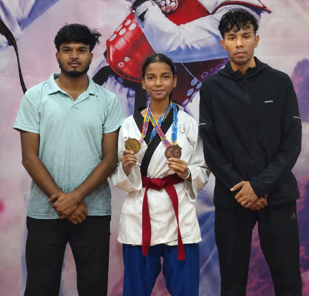 Lakhimpur became the runner-up in the state with 77 medals.