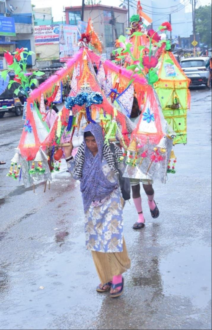The city is immersed in the spirit of Bhole; chants of 'Bam Bhole' echo all around.