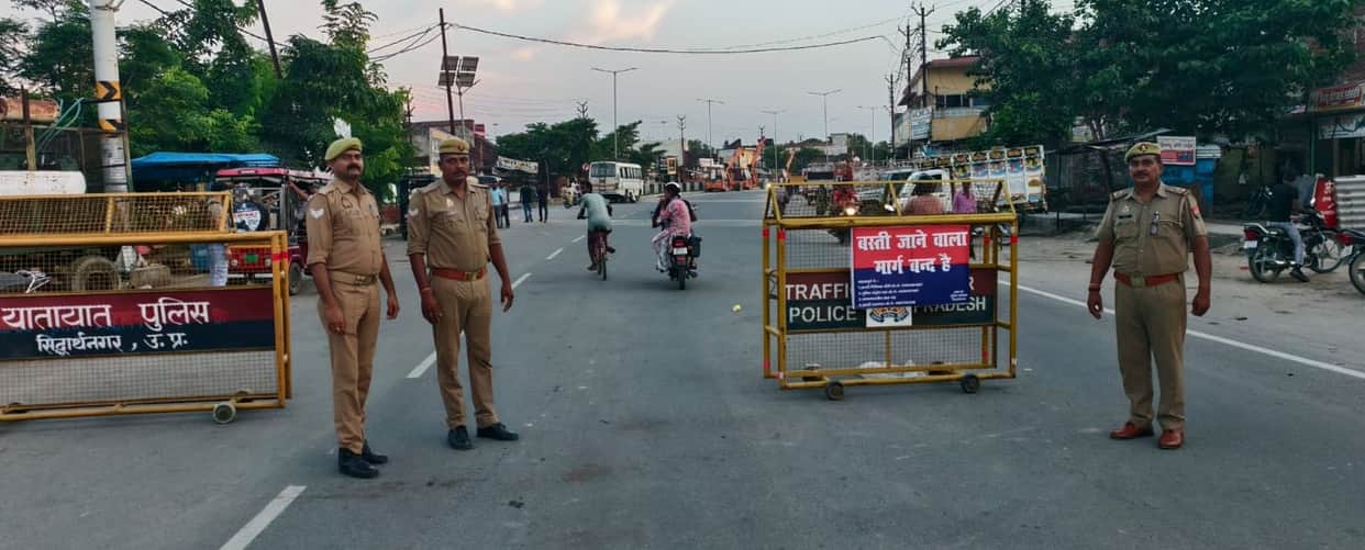 Siddharthnagar News: Kanwar Yatra traffic diversion implemented; vehicle pressure rises on Siddharthnagar highways