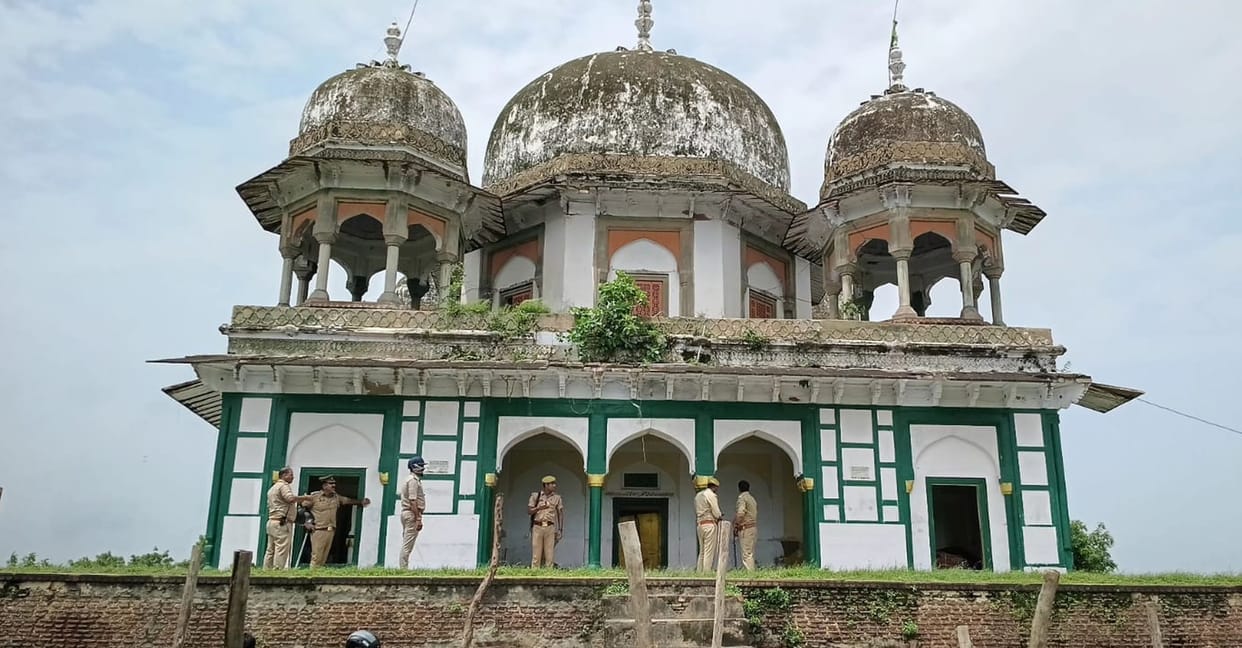 Revision petition against restoration in temple-mausoleum dispute dismissed.