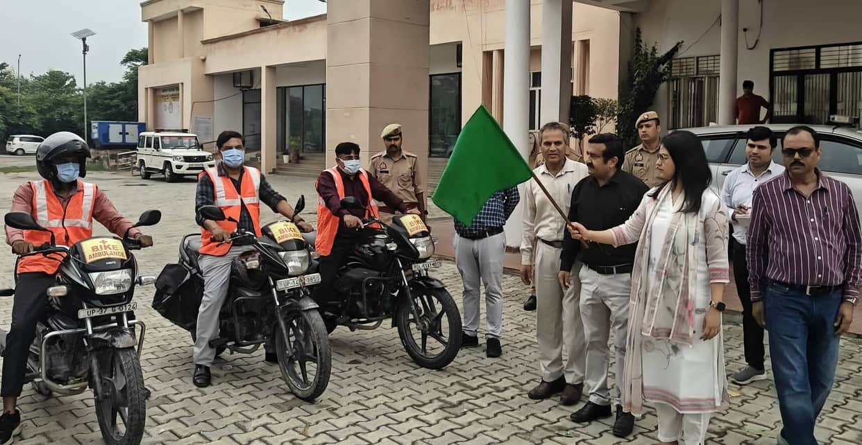 Kanwariyas will receive prompt medical treatment via bike ambulances.