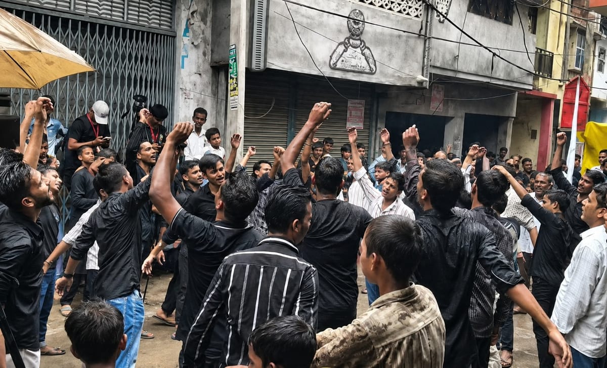 Azamgarh News: चेहल्लुम-ए-शोहदाए कर्बला का मरकजी जुलूस, बड़ी संख्या में अजादारों ने की शिरकत