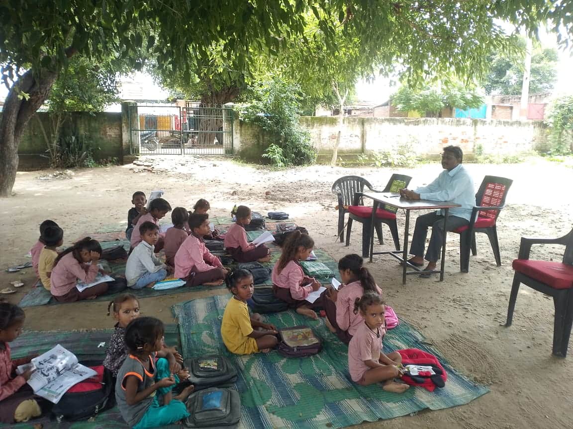 The foundation of primary education is crumbling... children left without a roof over their heads.