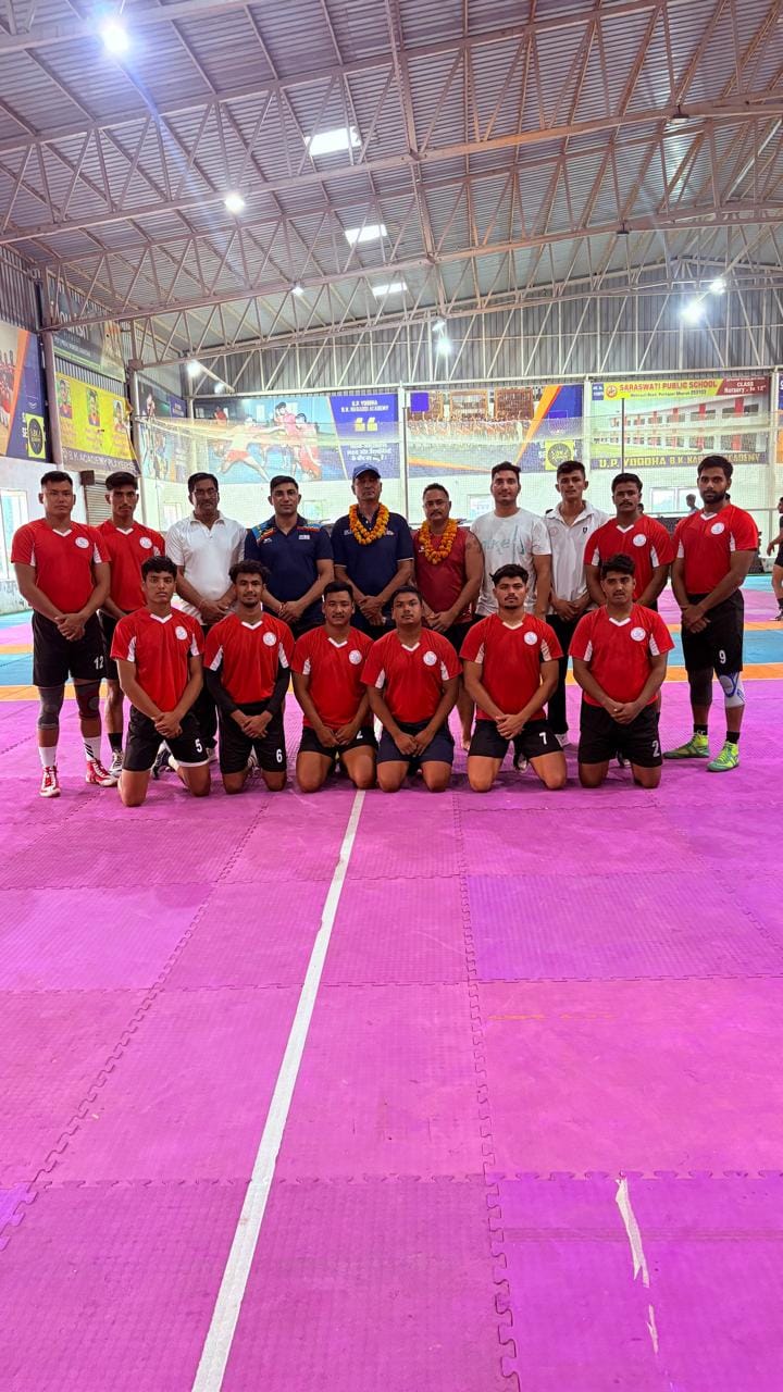 Nepal team arrives in Meerut for training camp.