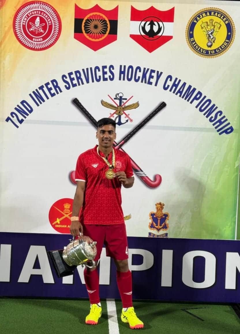Chirag Dhariwal selected for the Indian junior hockey team.