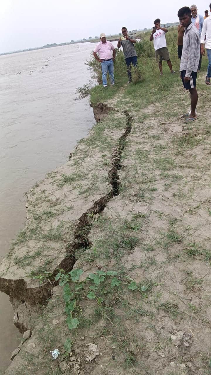 Saryu's Fury: Four Houses Submerged in the River