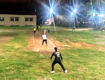 Night cricket tournament starts with a bang, Balaji and Jai Golu Seven teams win