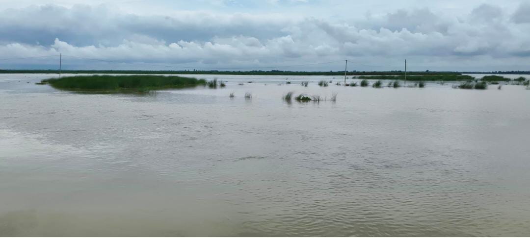 Water levels rise again in Garra; farmers concerned.