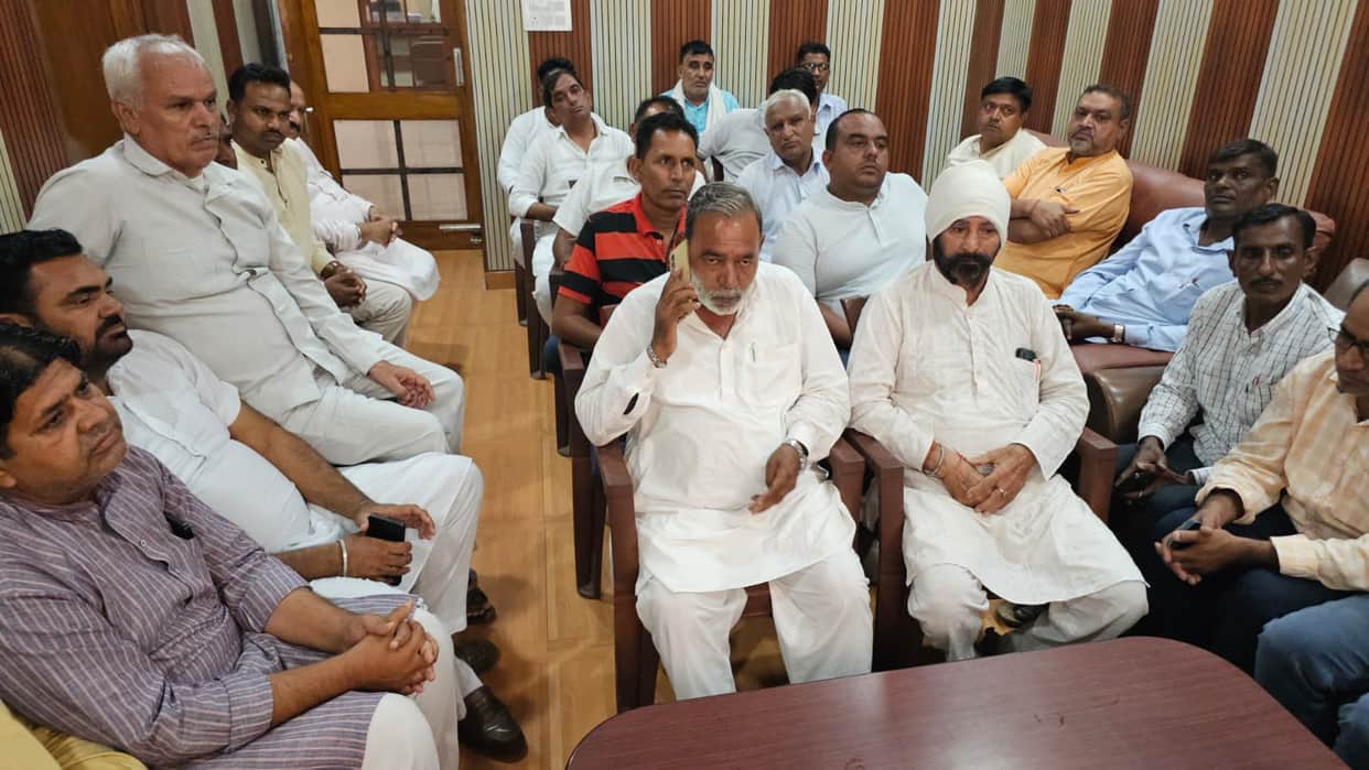 BJP holds meeting regarding preparations for the Tiranga Yatra.