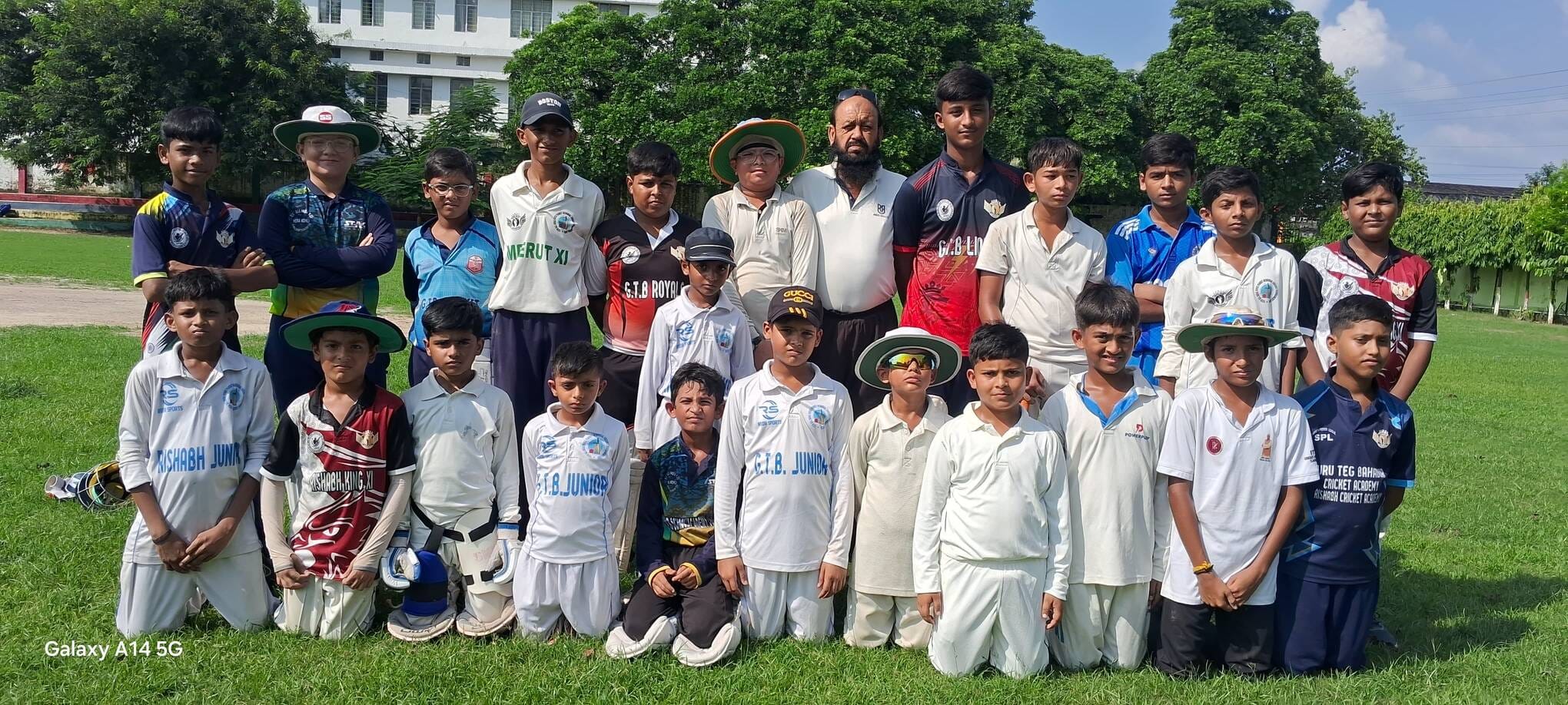 Rishabh Cricket Academy defeated GTB by two runs.