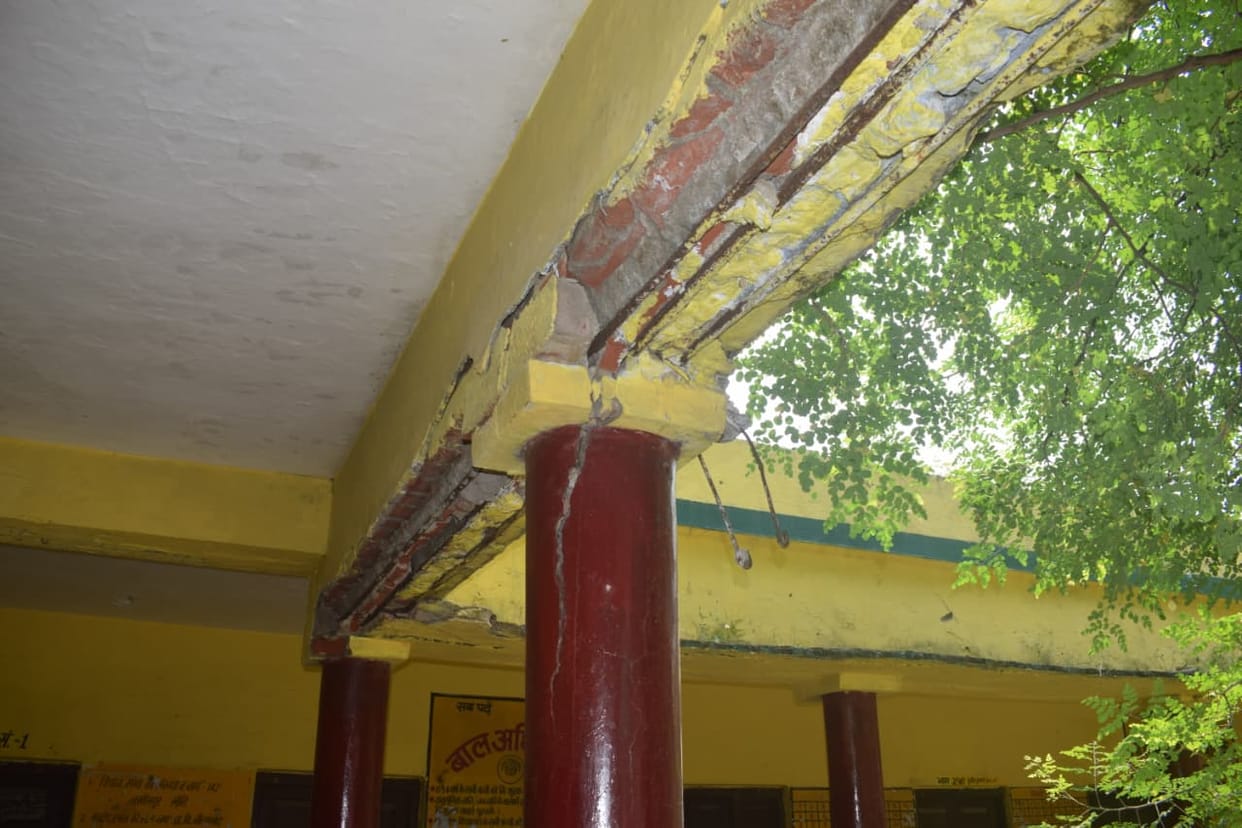 Danger also exists in dilapidated school buildings