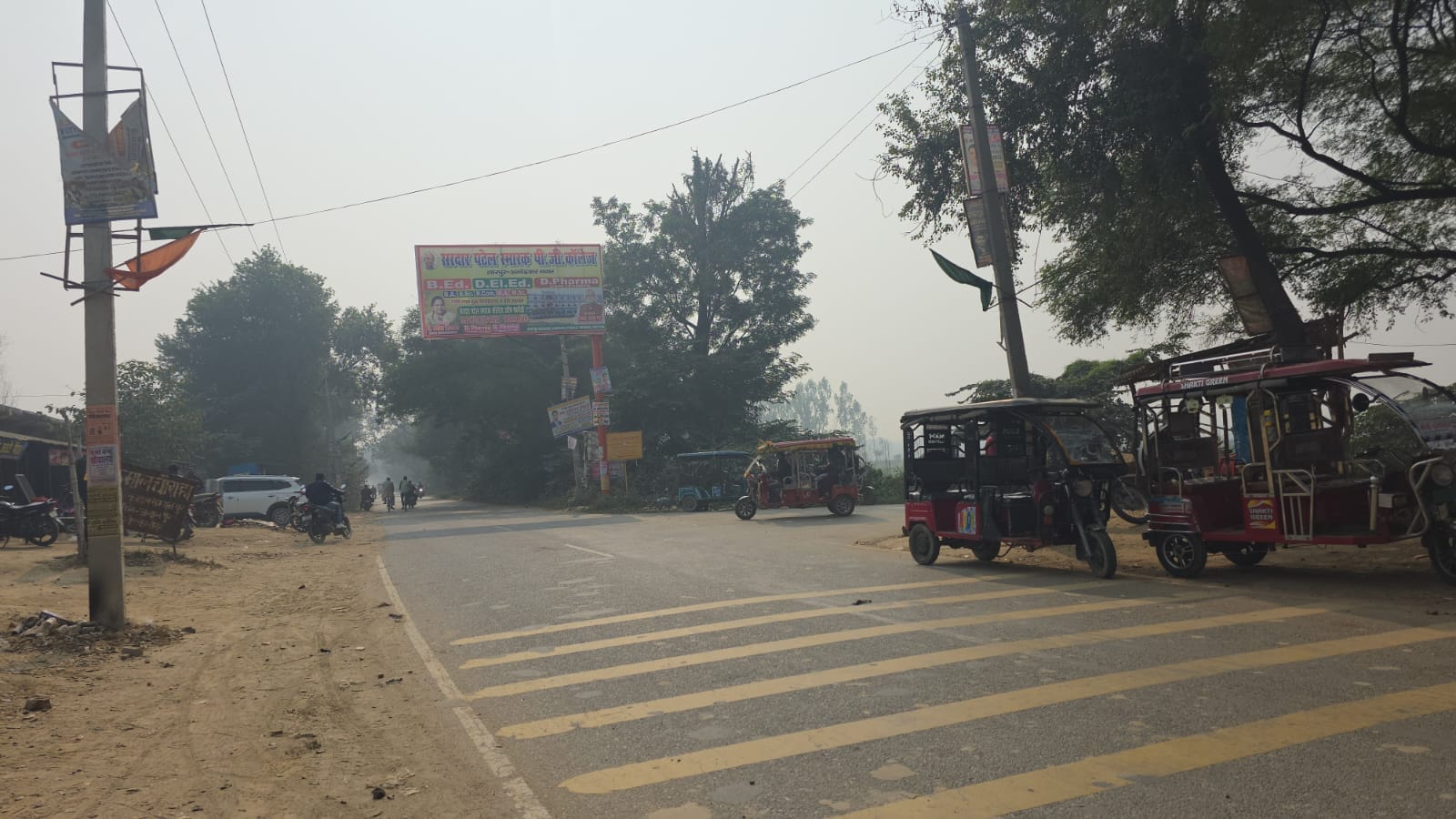 नॉर्थ साउथ कॉरिडोर में चयनित बरियावन बाजार से सम्मनपुर जाने वाला मार्ग। स्रोत आर्काइव