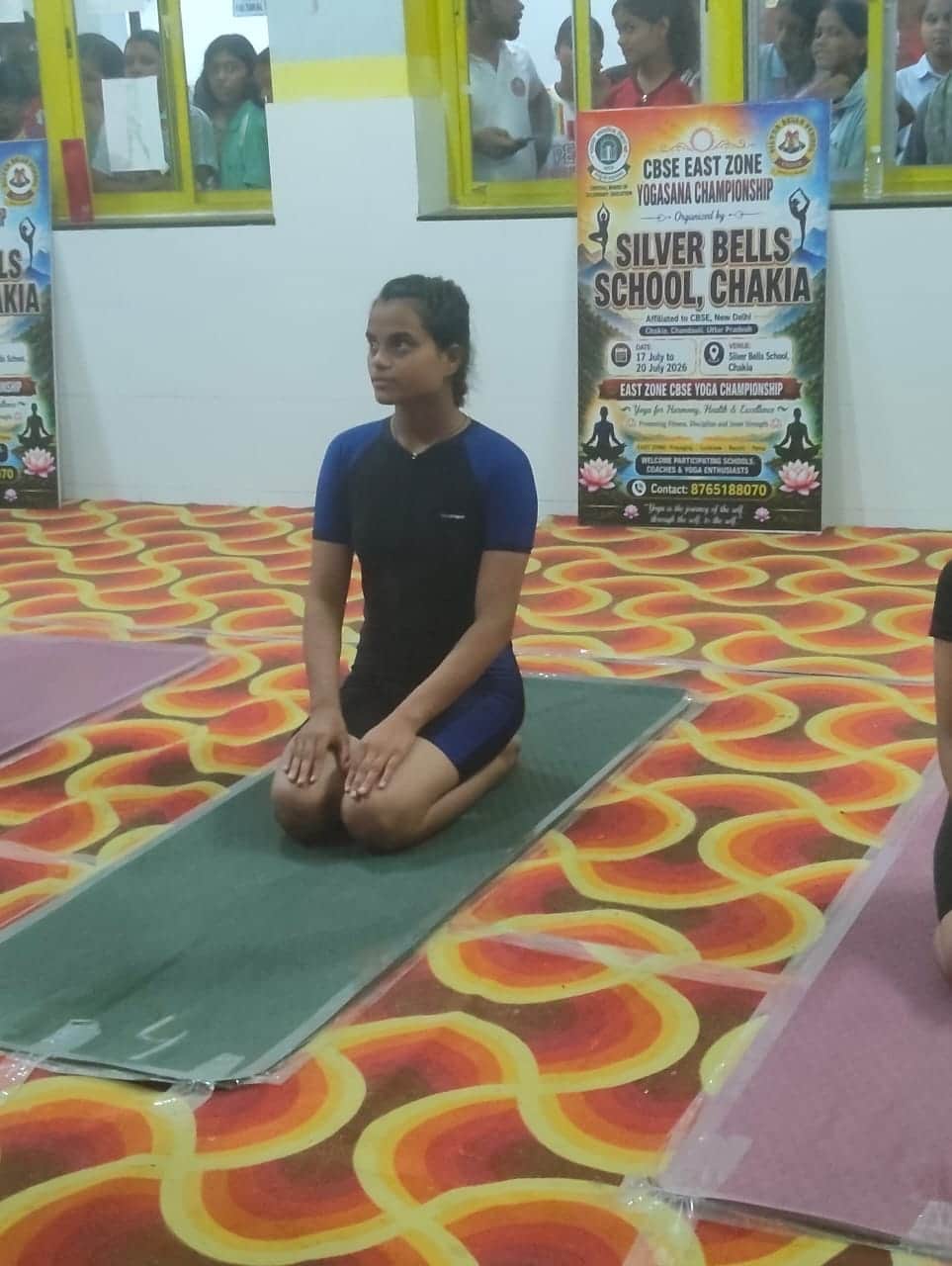 Trisha brings laurels to Mau in Yogasan; qualifies for the nationals.
