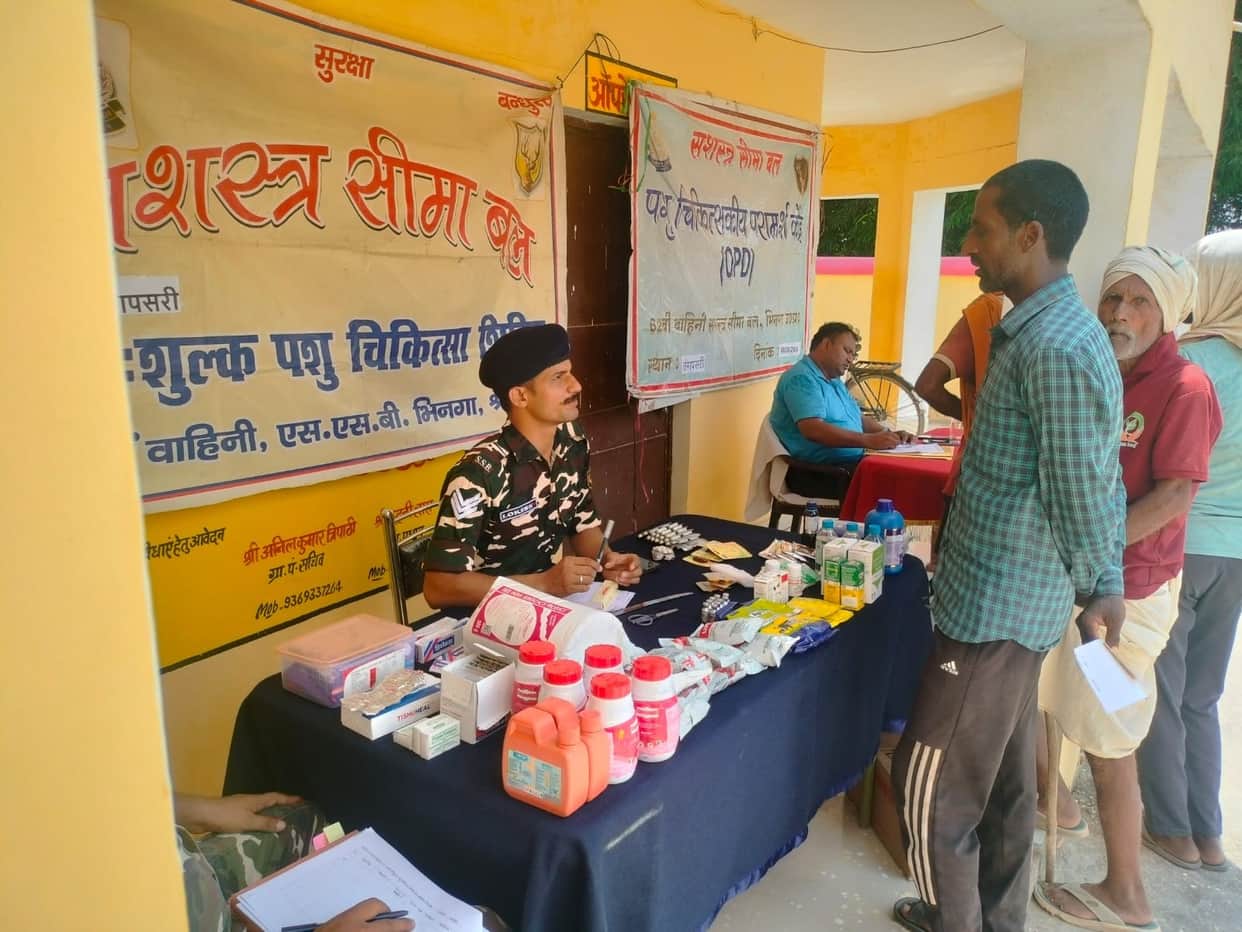 108 animals were treated at the camp.