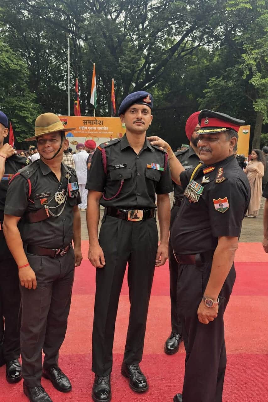 Rohit Goswami from Bankhandi becomes a Religious Teacher in the Army.