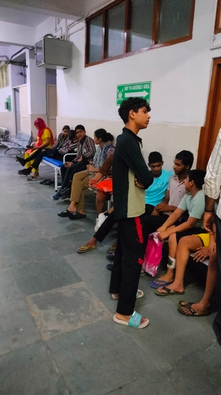 Players had to run from pillar to post at the trauma center for medical certificates.