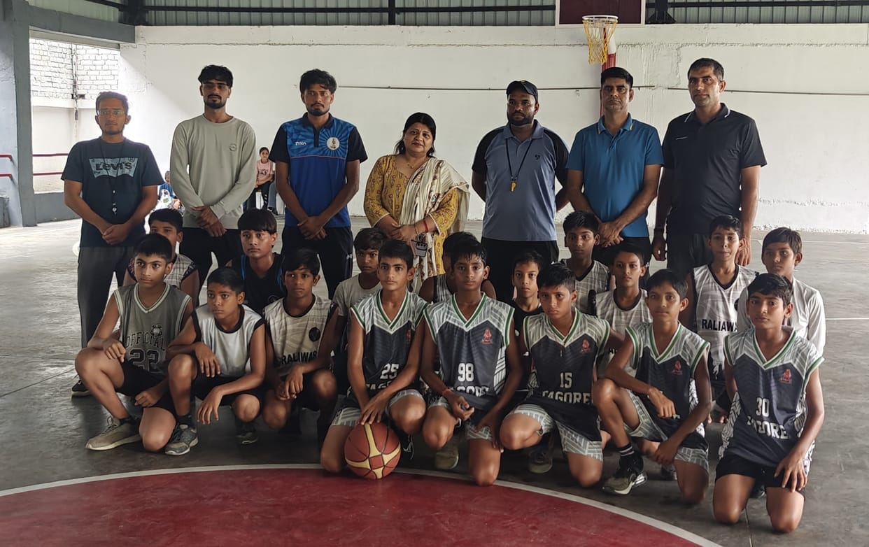 The team from Ladhuwas village won the district-level sub-junior competition.