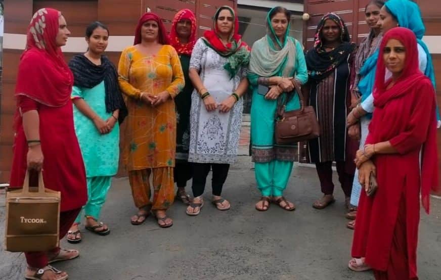 Adolescent girls sensitized about HPV vaccination.