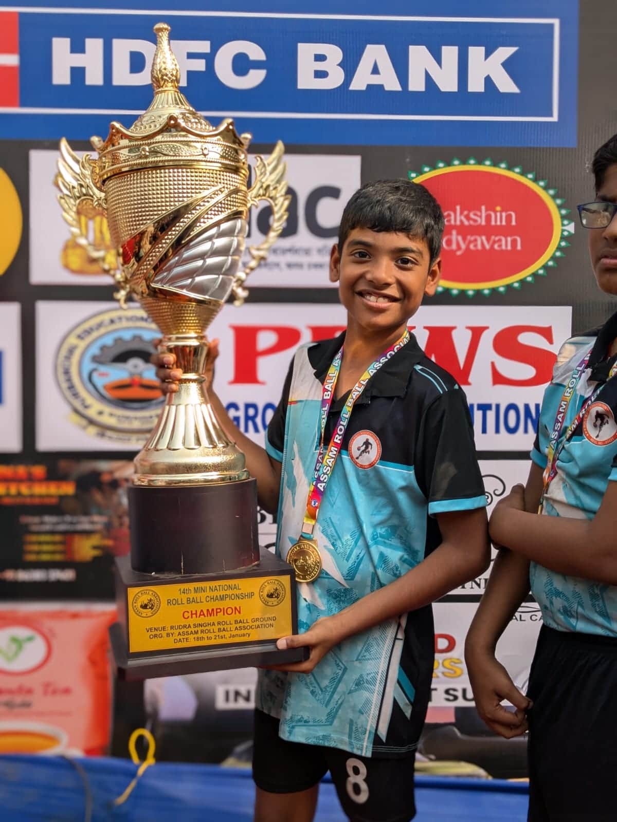 Rising Player: Aarav preparing for victory at the state level.