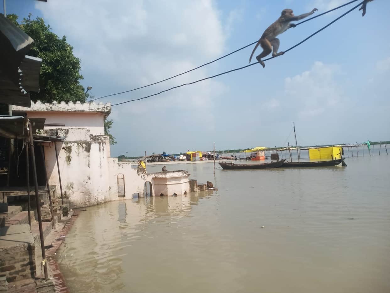River rises 40 cm above the danger mark.