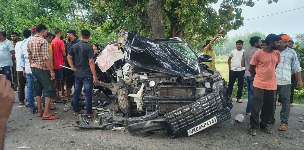 Car collides with tractor-trolley; youth injured