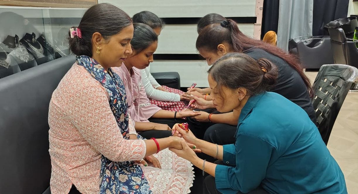 Old vines and flowers, now even mehndi is themed