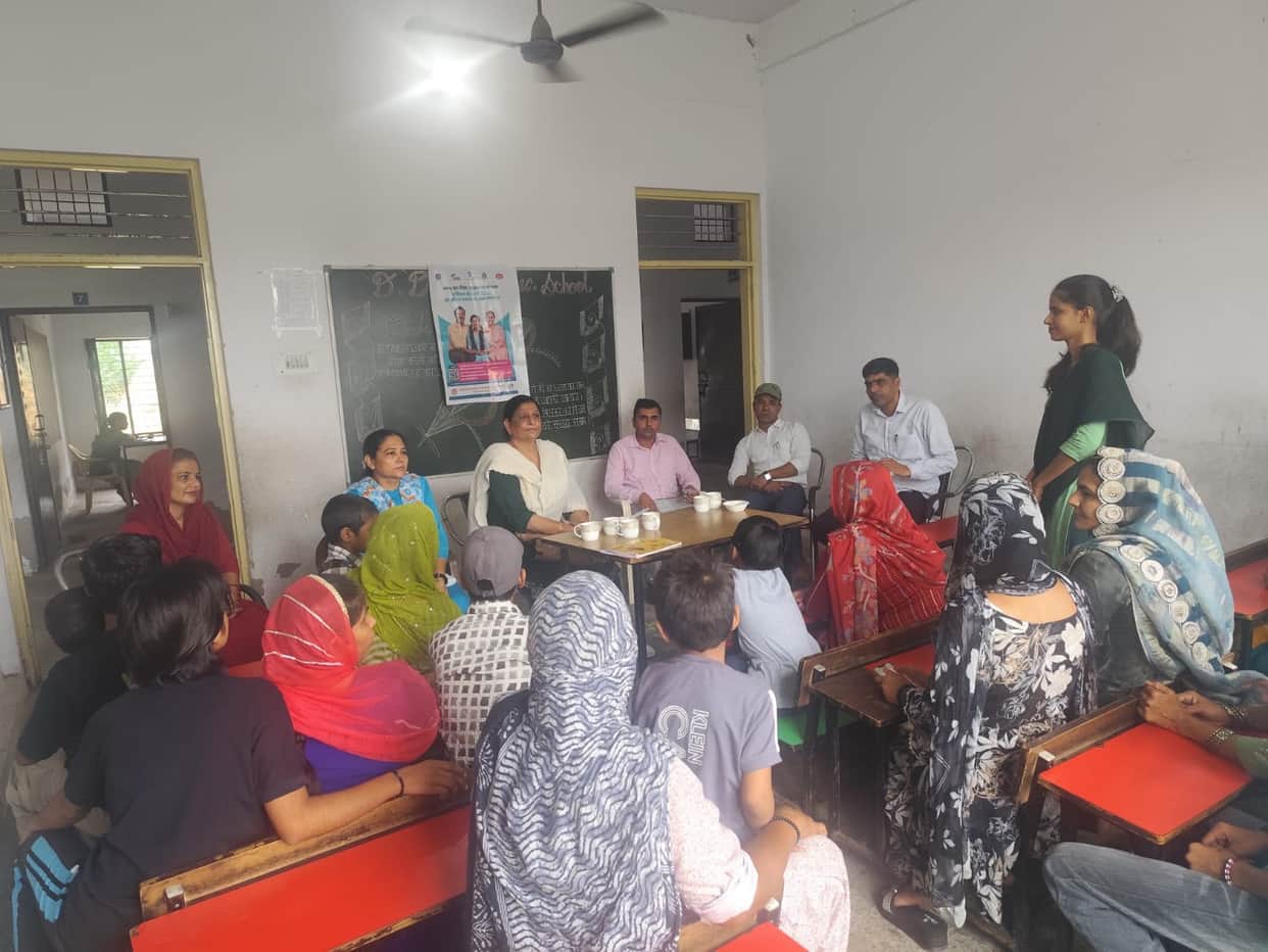 Students and parents were made aware about vaccination.
