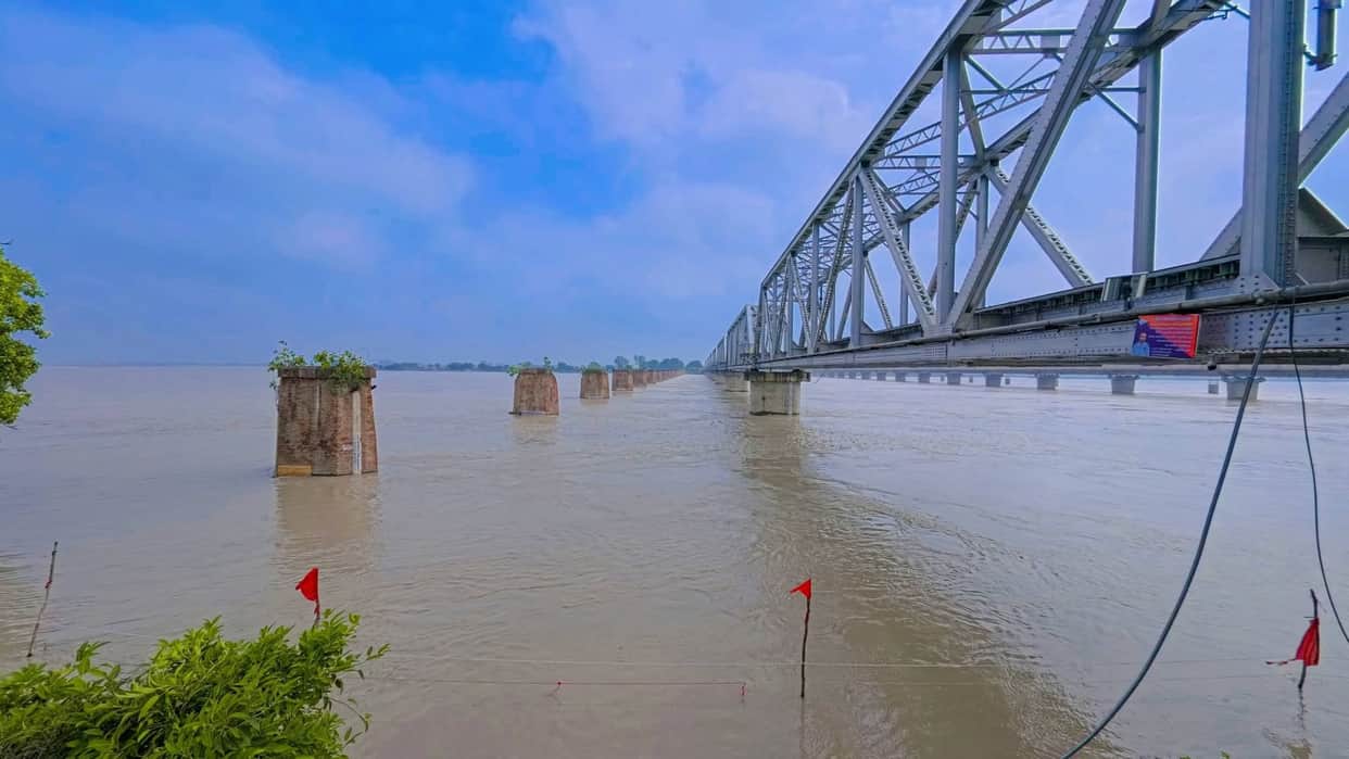 Water discharge from Narora Barrage reduced by 5,000 cusecs; flow to decrease further today.
