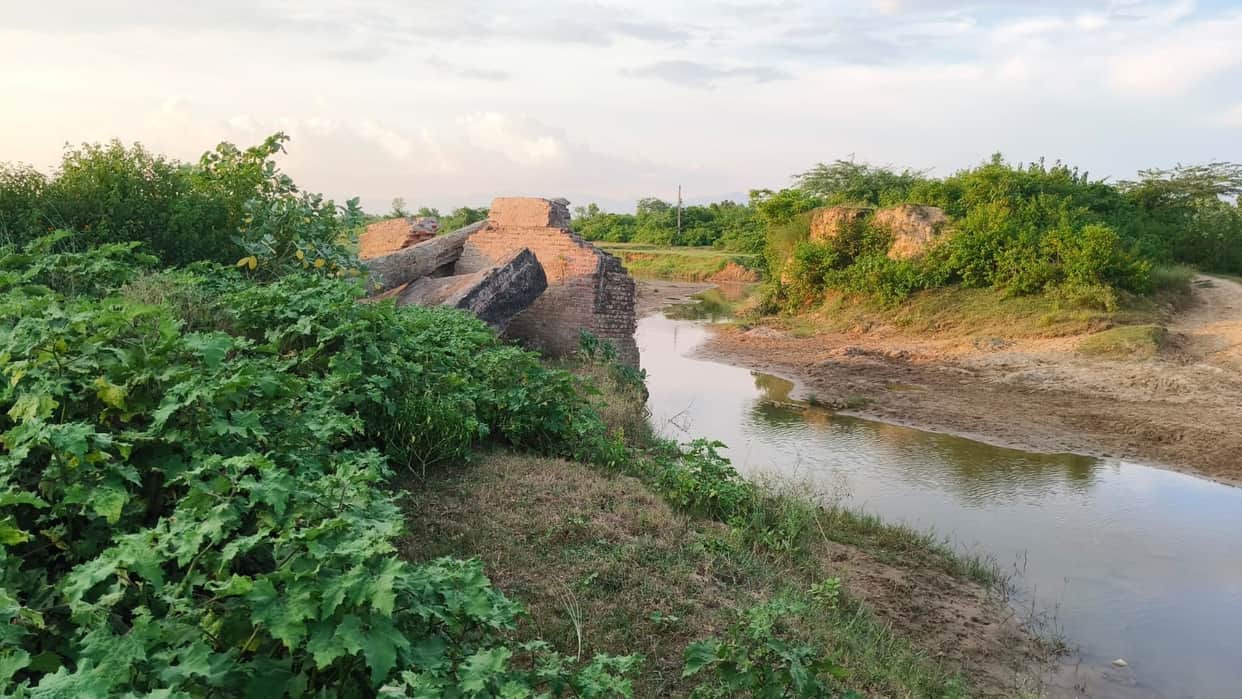 The Kachni Nala bridge has been broken for five years