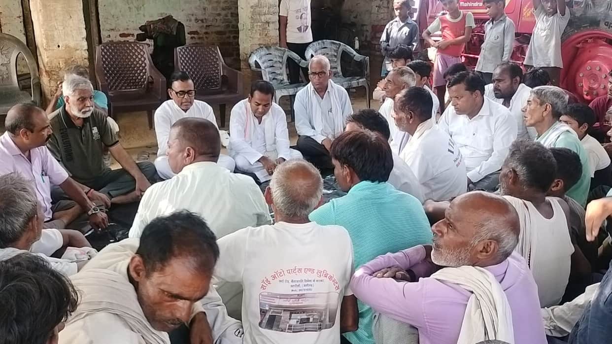Villagers demand installation of Ambedkar statue.