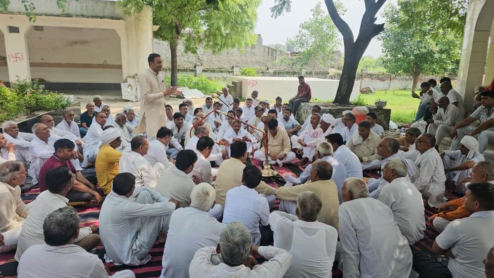Panchayat for the reconstruction of Dada Sarangdev temple, foundation stone to be laid on September 20