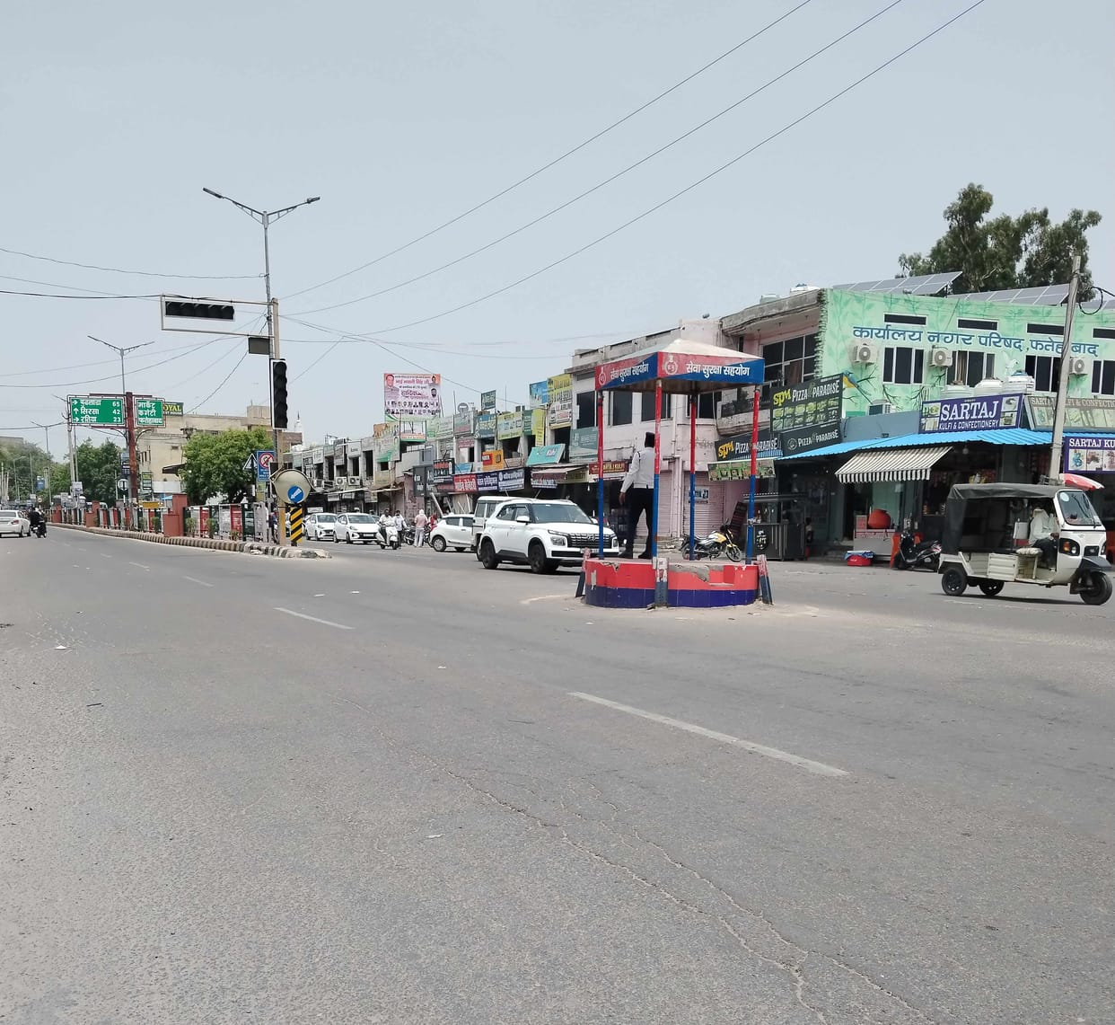 The eyes of security will remain vigilant at every intersection