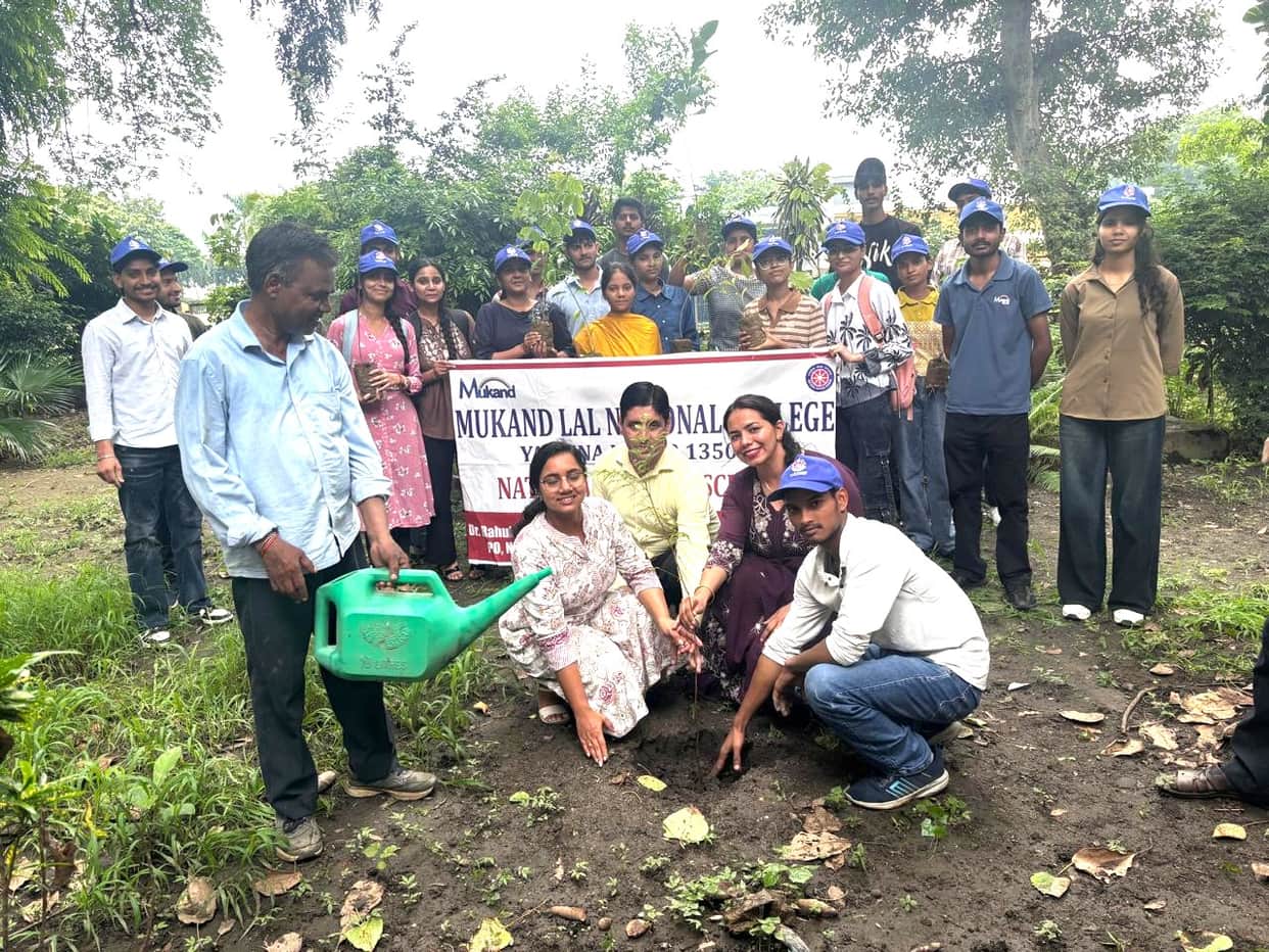 NSS volunteers planted saplings