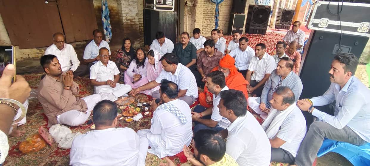 Kanwar camp set up on Jagadhri Road