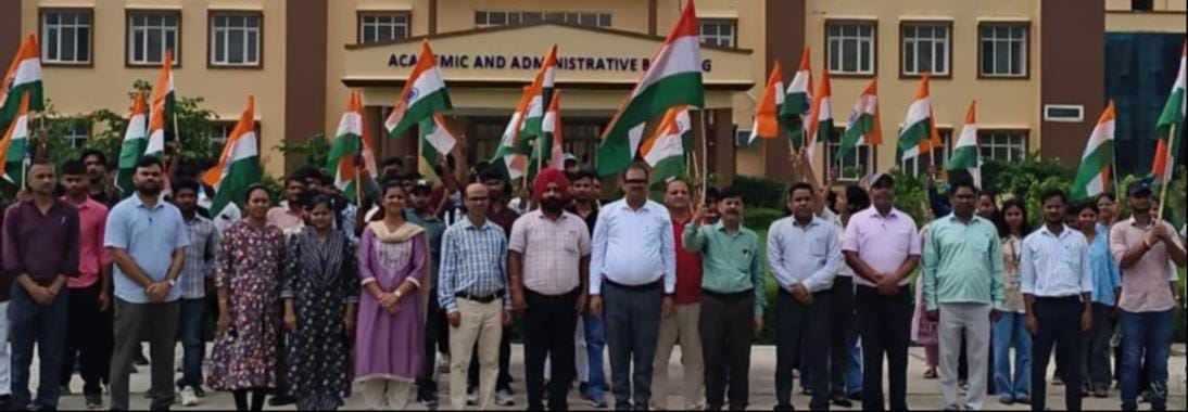 'Har Ghar Tiranga' campaign launched at the engineering college.