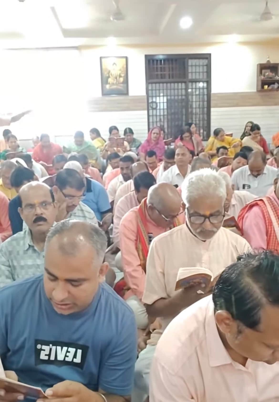 "What task is there in the world that is too difficult..." Mass recitation of the Sundarkand held on the hospital premises.